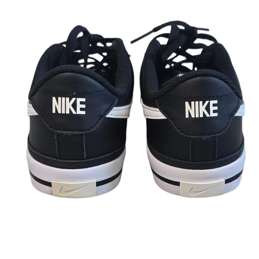 Nike Kids Black and White Sneakers - Picture 8 of 10